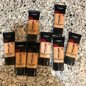 ❌SOLD❌7 L’Oréal Infallible Matte Foundations